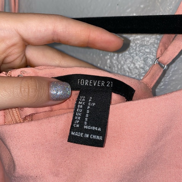 FOREVER 21 PINK MINI DRESS - Picture 3 of 4